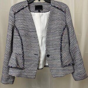Banana Republic short navy/ivory jacket
